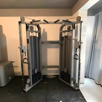 Máquina de Poleas Cruzadas Junshang con Doble Cable para Gimnasio y Equipos de Fitness Comerciales con Placas de Peso