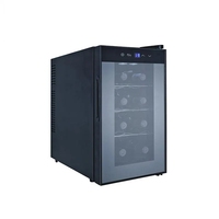 Vanace BW-25D1 Mini cave de refroidissement électronique thermoélectrique de luxe Capacité de 8 bouteilles Refroidisseur à vin domestique