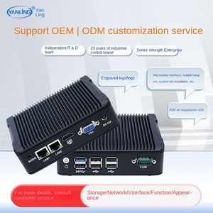 Yanling N3 Mini Industrial Controle Computador J1900 Baixa Potência Anfitrião Fanless <span class=keywords><strong>DDR3</strong></span> RAM Nova Liberação Pequeno Anfitrião Industrial Embutido - Product Image 3