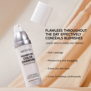 Fond de Teint Hydratant et Teintant Waterproof à Changement de Couleur, Base de Maquillage Naturelle, Correcteur Longue Durée 16H, Lissant, Marque Privée - Product Image 2