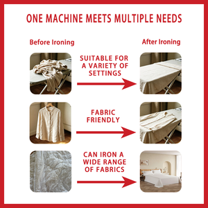 Machine à repasser à vapeur professionnelle, stable et économe en énergie, pour divers tissus, production de vêtements, linge d'hôtel et blanchisserie. - Product Image 4