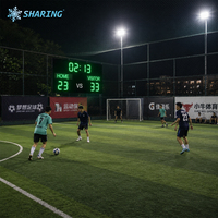 Papan Skor Multisport LED untuk Bola Basket, Sepak Bola, Bola Voli dengan Timer, Penunjuk Skor Olahraga Indoor Outdoor untuk Pesta & Bar