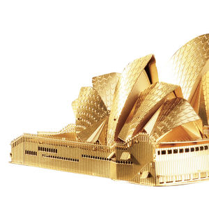 Rompecabezas Metálico 3D de la Ópera de Sídney de Piececool, Modelo de Arquitectura para Ensamblar, Exhibición Coleccionable, Regalo - Product Image 4