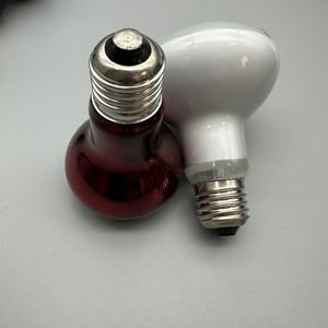 Lampada Riscaldante per Rettili Collesun R63/R80, Lampadina Rossa Notturna per E26/E27, Materiale in Vetro, Stile Classico Rotondo per Uso Interno - Product Image 2