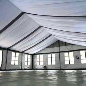 Tente de réception en polyester Oxford vert de 72 mètres carrés avec plafond et doublure intérieure - Product Image 3