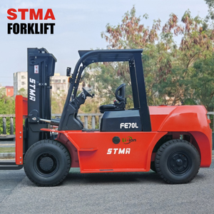 Электрический вилочный погрузчик STMA 7 тонн, 4-позиционный, на литиевой батарее, 7000 кг, высота подъема 3-6 м, с опциональным навесным оборудованием - Product Image 5