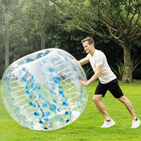 Combinaison de ballon pare-chocs Body Zorb avec points colorés, arène gonflable Wodesid pour ballon à bulles corporelles, ballon de combat Body Soccer