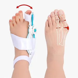 Separador de dedos del pie ajustable, Corrector ortopédico para juanetes, Hallux Valgus, OEM