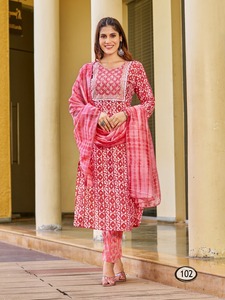 需要の高い結婚式とアウトドアウェアのデザイナー3ピースKurti Pant Dupattaインドのサプライヤーから輸出価格で