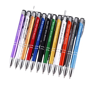 Soft Touch Aluminium Metal Ballpoint <b>Pens</b> Custom Logo <b>Multicolor</b> Ballpoint <b>Pen</b> Promotional Gifts Ballpoint <b>Pen</b> With Logo Stock - Product Image 1