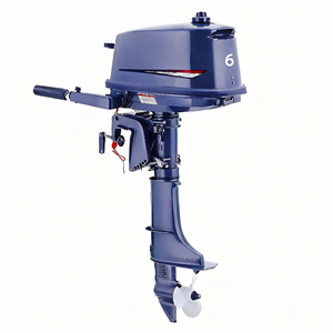Motor marino de 2 tiempos y 6 hp con eje corto, compatible con el motor original del barco y piezas de repuesto - Product Image 1