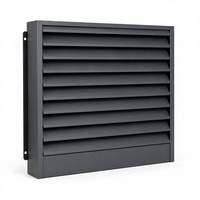 Cache-vent acoustique en aluminium résistant aux intempéries pour unité extérieure de climatiseur et pompe à chaleur