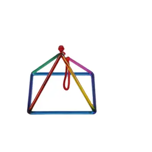Кристаллические Поющие пирамиды для медитации, прозрачные кварцевые Поющие пирамиды для исцеления звука и терапии, Хрустальный кварцевый треугольник