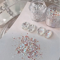Paillettes Matériel Nail Décoration Aurora Effet Sirène Poudre À Ongles Flocons Holographiques Paillettes Nail Glitter Sparkles Paillettes