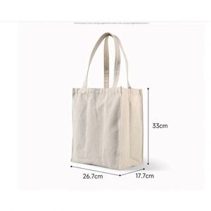 Bolsa de Compras Personalizada con Logotipo Navideño, Sublimación, Negra, Blanca Natural, Bolsa de Lona para Vino Tinto, con Bolsillo para 6 Botellas - Product Image 2
