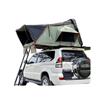 Carpa de Techo Abatible de ABS para 3-4 Personas, Apertura Rápida Automática, Interior Amplio, Carcasa Rígida, para Vehículos 4x4
