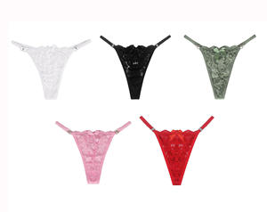 लैसी महिला अंडरवियर रिबन g स्ट्रिंग धनुष सेक्सी फीता थोंग पैंटी महिलाओं के लिए - Product Image 5
