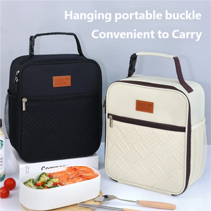 Borsa Termica Minimalista Grande Capacità Impermeabile con Chiusura Sicura e Design Facile da Pulire per Ufficio, Scuola, Picnic - Product Image 1