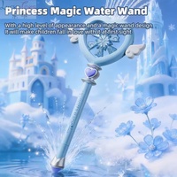 Pistolet à eau magique rouge écologique pour l'été, thème princesse, jouet à eau portable en plastique pour piscine et plage
