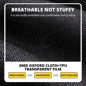 Ensemble imperméable moto : veste et pantalon anti-pluie pour camping, randonnée, pêche – Imperméable pour motard - Product Image 3