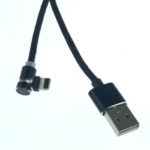Conveniente juego de brillante <span class=keywords><strong>luz</strong></span> <span class=keywords><strong>Led</strong></span> en forma de L de ángulo recto de 360 grados <span class=keywords><strong>USB</strong></span> 3 en 1 Cable magnético - Product Image 5