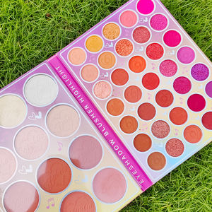 Paleta de Sombras de Ojos Vegana Hudanew, Nueva Colección <span class=keywords><strong>Karol</strong></span> <span class=keywords><strong>G</strong></span>, Alta Pigmentación, 4 Páginas, Maquillaje, Sombra de Ojos - Product Image 4