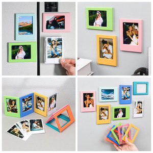 Marco Magnético Adhesivo de 3 Pulgadas con Logotipo Personalizado, Adhesivo Magnético ABS, Mini Marco de Fotos Acrílico de 2x3 <span class=keywords><strong>para</strong></span> Refrigerador, Accesorio Magnético - Product Image 2