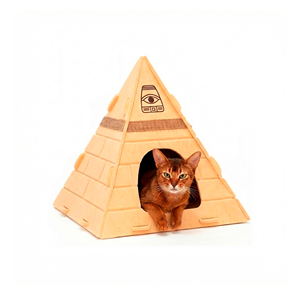 Casa para Gatos Acústica y Ecológica de Fieltro – Cueva Cerrada Resistente a los Arañazos, Cama Plegable y Acogedora para Mascotas de Interior - Product Image 1