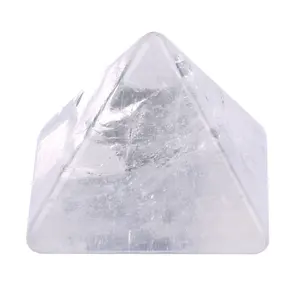 Generadores de energía de pirámide de cuarzo cristal transparente al por mayor