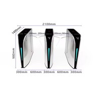 Tourniquet à ailettes en acier durable, directement du fabricant, pour gares ferroviaires et stations de train