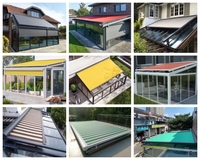 Toldo Motorizado Horizontal para Terraza o Jardín, de Alta Calidad, con Motor Dooya, Venta Directa de Fábrica