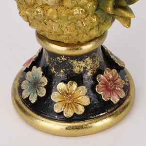 Candelabro de Elefante Dorado Vintage Redeco, Figura de Resina, Decoración para el Hogar con Frutas Tropicales, Regalo, Logotipo Personalizado al por Mayor - Product Image 4