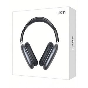 JI011 <b>Bluetooth</b> Over-Ear Headphones Titanium Gray With <b>Aux</b> Input - Product Image 3
