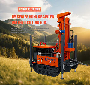 UNIQUE prix d'usine haute Performance Portable 160M Type de chenille plate-forme de forage de puits d'eau pour puits d'eau - Product Image 1