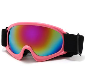 新款定制红色粉色滑冰护目镜雪板滑雪护目镜适合儿童青少年青少年男孩和女孩 - Product Image 3