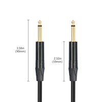 Peek Performance XRL câble micro XLR 1/4 "Dazzle câbles de guitare RCA 1.5M pour caméra projecteur Audio fidélité inégalée voiture