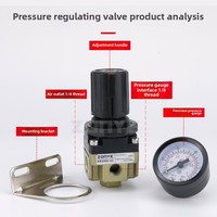   Nouvelle Vanne de Régulation et de Réduction de Pression Pneumatique en Métal pour Composants de Traitement d'Air Modèle AR2000-02/01/AR3000-03/04