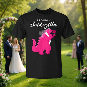 T-shirt promotionnel Proudly Bridezilla - Product Image 3