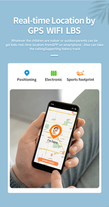 Valdus 4G Thẻ Sim <span class=keywords><strong>1</strong></span> + 18g 800 mAh siêu năng lực pin Kid Smartwatch SOS máy ảnh Wifi lbs GPS vị trí Kid Smart Watch df91 - Product Image 4