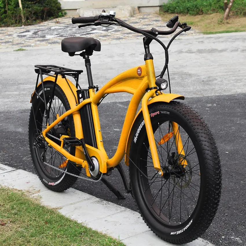 hummer frame beach cruiser e bicycle fat tire electric bike motor bicicleta electrica