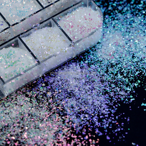 Lentejuelas Brillantes Iridiscentes <span class=keywords><strong>OGF</strong></span> Mermaid Glitters para Manicura, Manualidades con Resina, Vasos, Decoración Navideña, Lentejuelas de Ópalo - Product Image 6