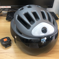 Caméra d'action et de sport Relee à commande vocale Casque d'escalade intelligent pour adulte avec télécommande sans fil pour guidon