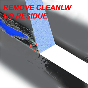 شريط لاصق تلقائي أزرق عالي اللصق لطلاء السيارات من جانب واحد مع ميزة مقاومة للحرارة من المصنع مباشرة - Product Image 4