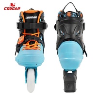 Patins à roulettes ajustables pour enfants avec roues lumineuses, chaussures de patinage sportives d'extérieur pour garçons et filles débutants, fabrication OEM