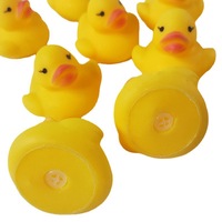 Vente en Gros de Mini Canards de Bain Jaunes en Caoutchouc, Jouets Flottants Sonores pour Enfants, Sifflets pour Garçons, Lots de Canards en Caoutchouc pour Douche et Nage