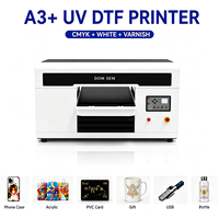 Impresora UV Plana A3 de Bajo Costo, 33*60cm, Cabezal de Impresión XP600, Tinta UV para Carcasas de Teléfono, Bancos de Energía, Placas de Identificación, Pelotas de Golf