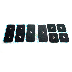 Almohadillas de Electrodos Reutilizables de Doble Cierre a Presión de 5*10cm, Autoadhesivas con Gel, Compatibles con <span class=keywords><strong>Compex</strong></span> para Fisioterapia Electrónica - Product Image 5