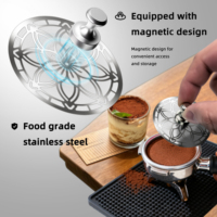 Filtre à café en acier inoxydable pour machine à expresso, 53 mm, filtre à café en maille, pièces détachées réutilisables pour machine à café