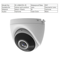 Kamera Dome USB Fisheye 1080P Tahan Air IP67 Lensa Sudut Ultra Lebar Desain Casing Baru, Kamera Keamanan CCTV HD untuk Luar Ruangan dan Dalam Ruangan.