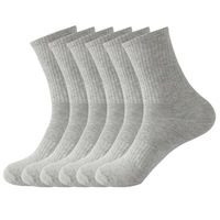 Chaussettes de sport de haute qualité avec logo personnalisé pour hommes en coton polyamide athlétique confortable à la mode disponibles en couleurs blanc noir